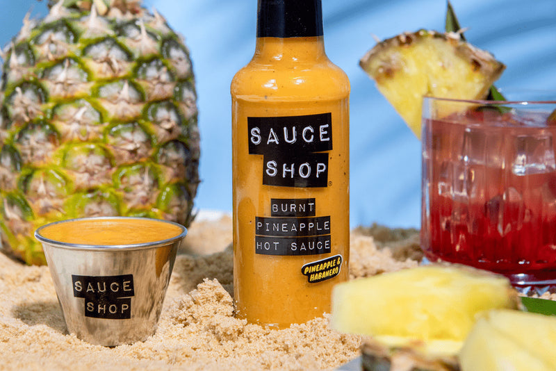 Burnt Pineapple Hot Sauce by Sauce Shop Burnt Pineapple Hot Sauce by Sauce Shop