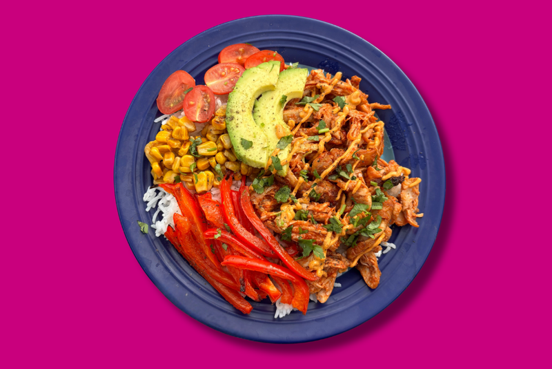 BBQ Chicken Rice Bowls BBQ Chicken Rice Bowls