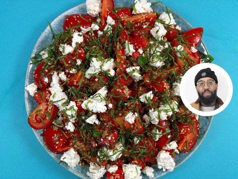 James Cochran's Watermelon & Feta Scotch Bonnet Salad