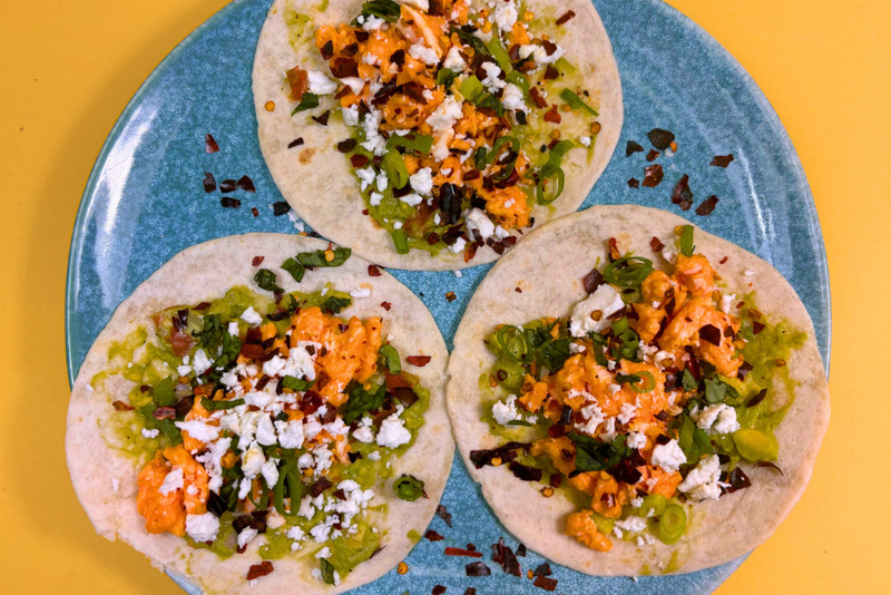 Guajillo Chilli Breakfast Tacos