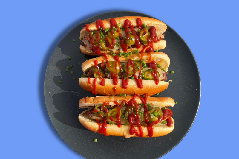 Loaded Chilli Hot Dogs