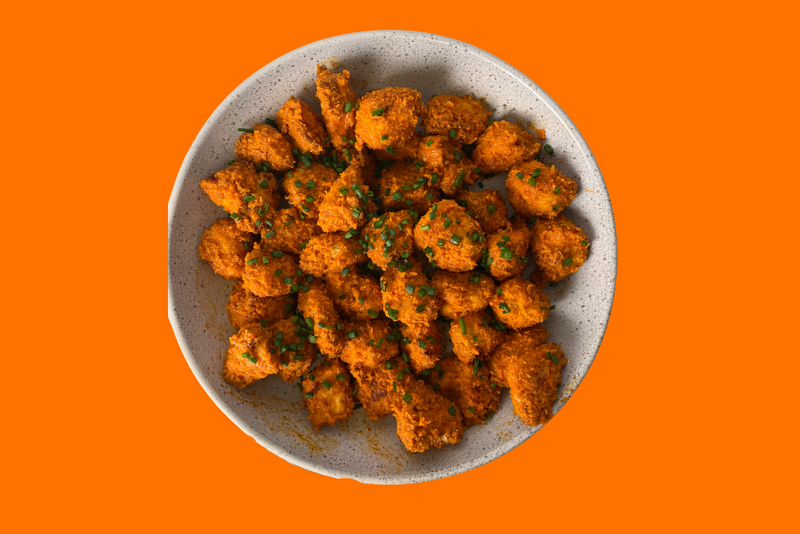 Buffalo Popcorn Chicken
