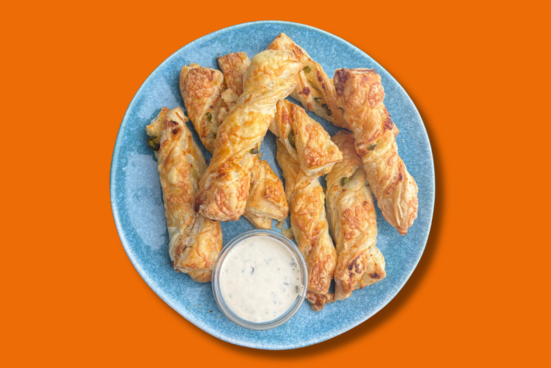 Jalapeño & Buffalo Cream Cheese Twists