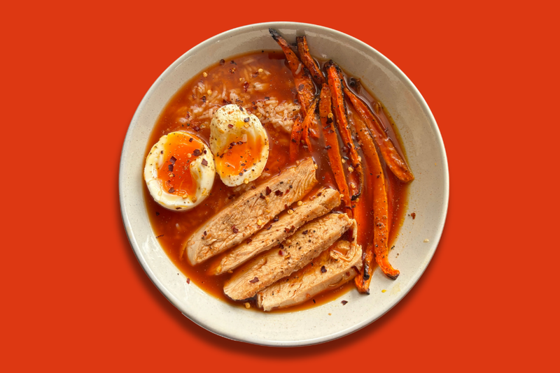 Christmas Leftovers Brothy Rice