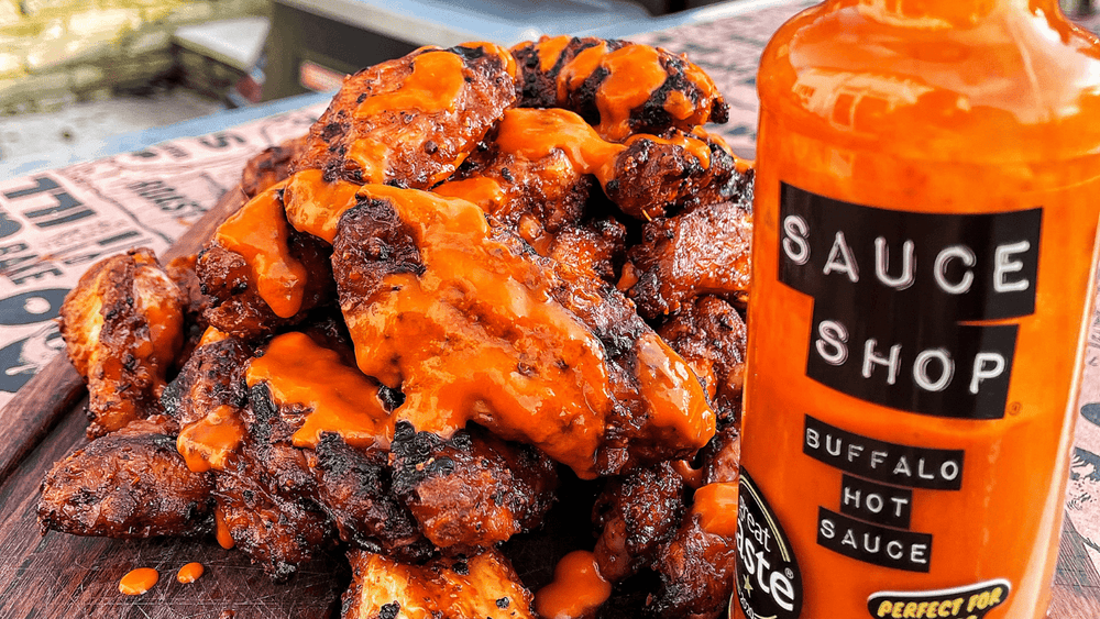  Buffalo Hot Wings using Buffalo Hot Sauce 