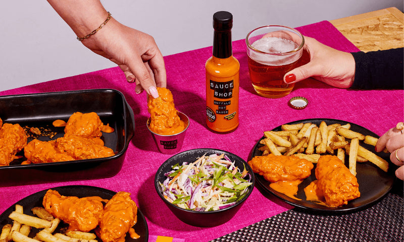  Buffalo Wings featuring Buffalo Hot Sauce from Sauce Shop