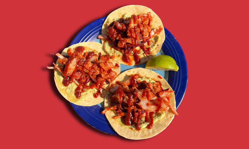 Maple Cajun Cod Tacos