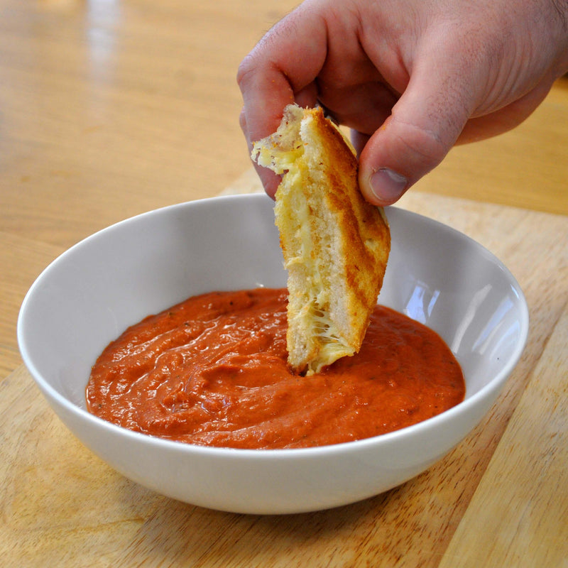Classic Grilled Cheese with Creamy Tomato Soup