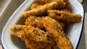 Crispy Fried Pickles - Sauce Shop