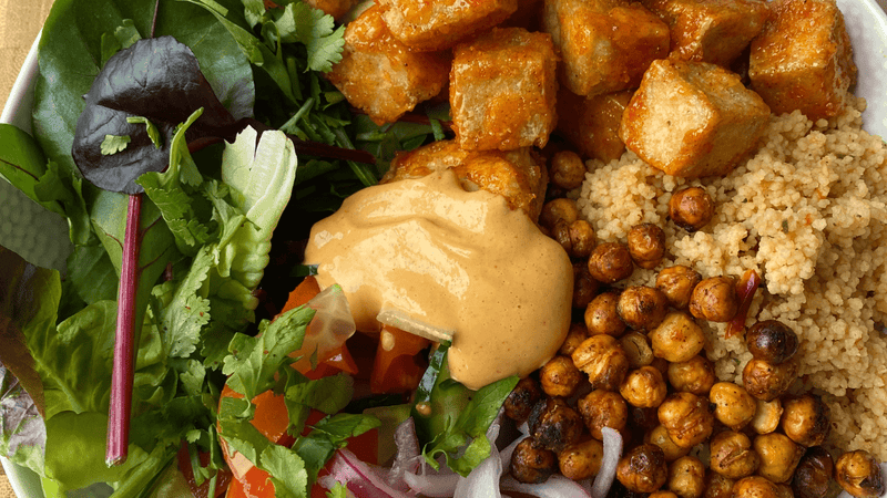 Crispy Tofu Bowl Recipe