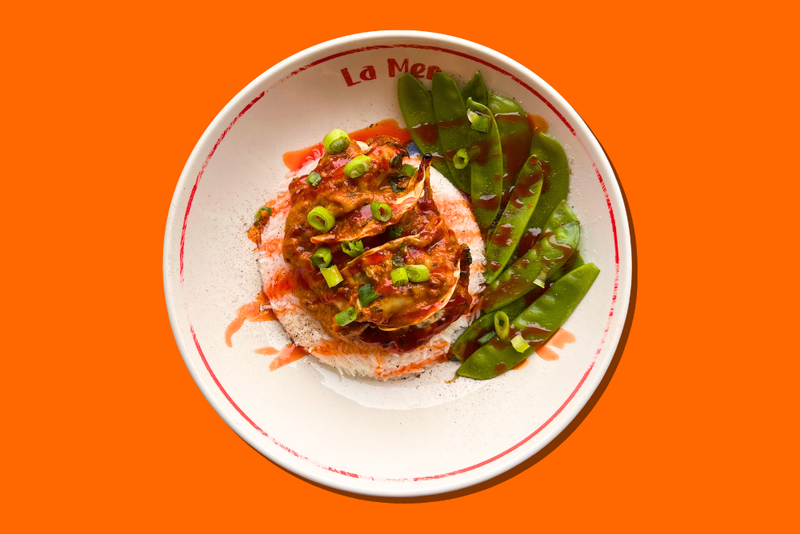 Air Fryer Gyoza Coconut Curry