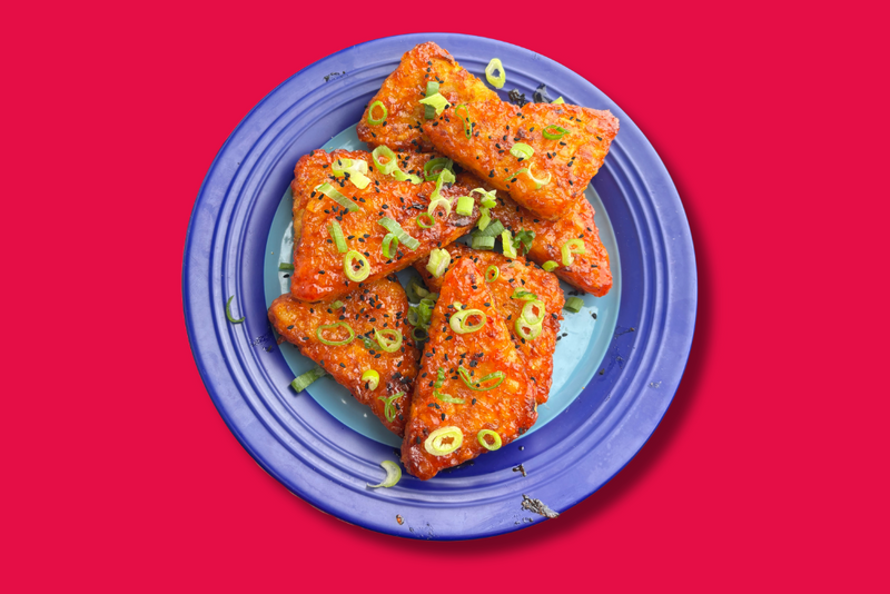 Sticky Hot Honey Hash Browns 