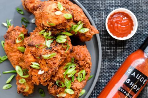 Sriracha Fried Chicken