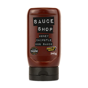 Sauce Shop Honey Chipotle BBQ Sauce in squeezy bottle