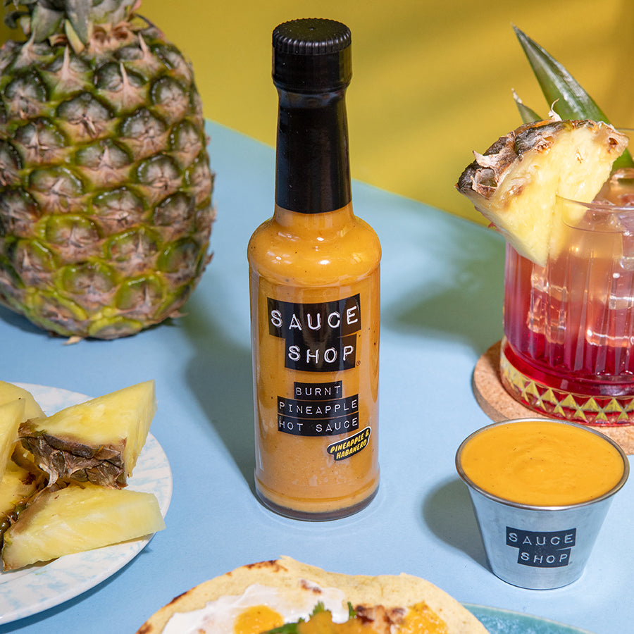An image of Burnt Pineapple Hot Sauce by Sauce Shop